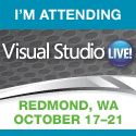 I aattending Visual Studio Live Redmond WA October 17-21