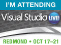 I am attending Visual Studio Live Redmond WA October 17-21